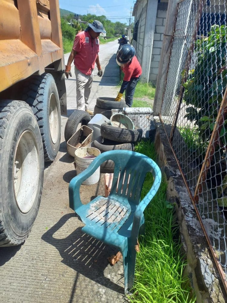 En Jojutla se han retirado 43 toneladas de cacharros