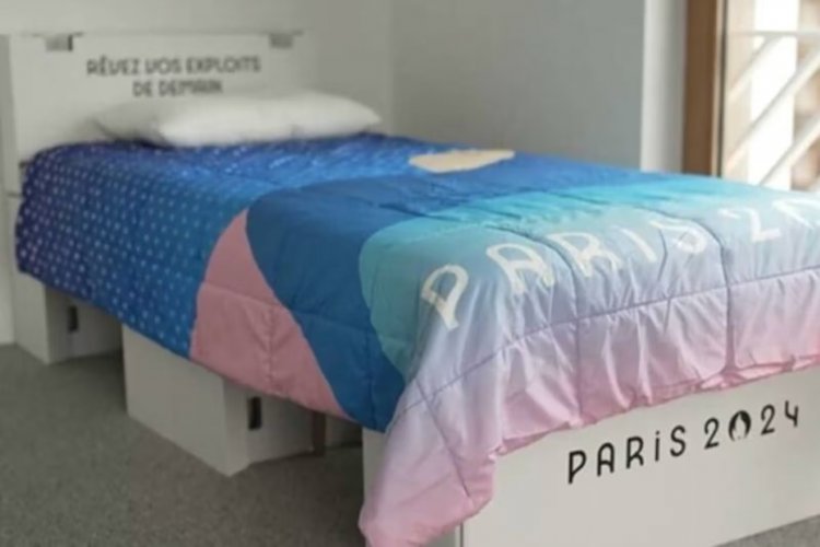 Atletas presumen camas ¨Anti S3x0¨en la Villa Olímpica de París