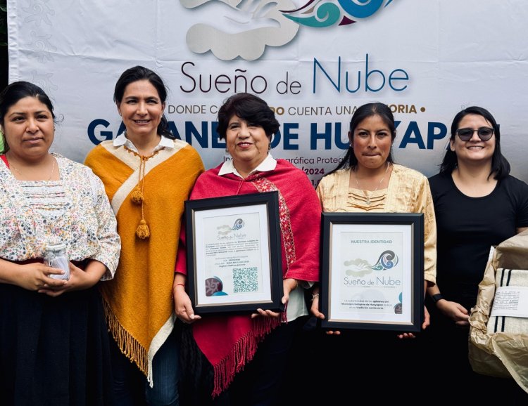 Se entregó la marca Sueño de Nube a artesanas de Hueyapan