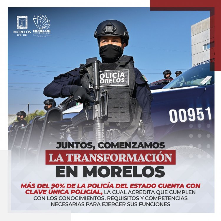 Reafirma gobierno de Morelos su compromiso por la seguridad y el bienestar de la población