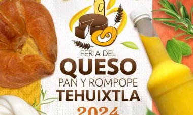 Viene la Feria del Queso, Pan y Rompope Tehuixtla de 2024