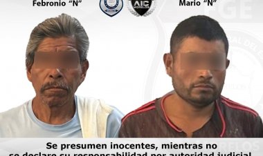 Aprehenden a padre e hijo que, presuntamente, robaron casa