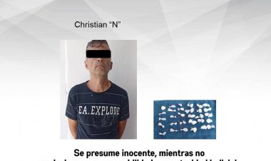 Por delitos contra la salud, detienen a uno en Zapata