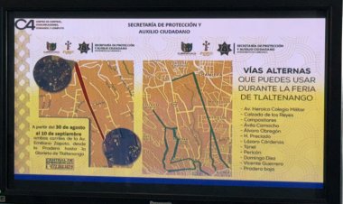 Cierran el 30 Av. Zapata  por feria de Tlaltenango