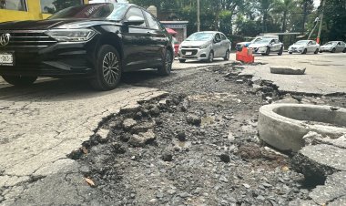 Piden atender calles desechas por malas obras en la capital