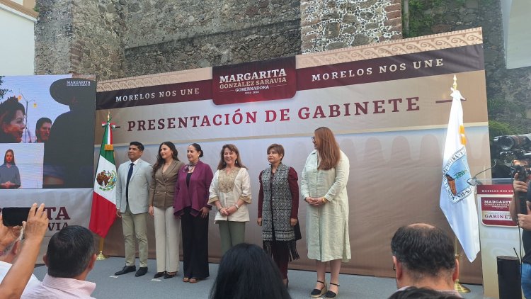 Presenta Margarita a integrantes de su gabinete social