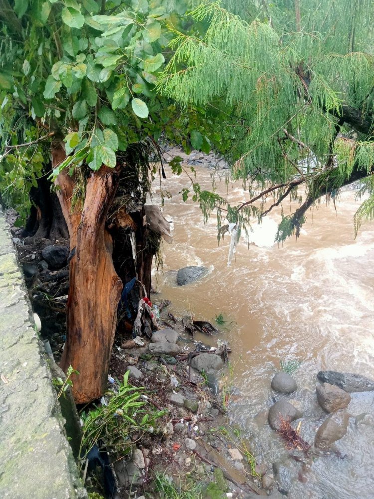 Desbordamiento de río Apatlaco dañó  a colonos de Las Ánimas, en Temixco