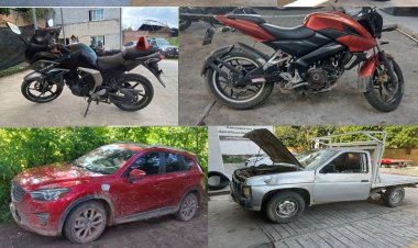 Recuperaron siete vehículos robados en el Sur y la capital