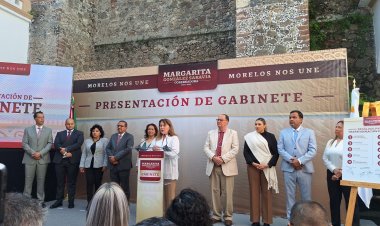 Presentó gobernadora electa al gabinete ampliado; destaca su experiencia