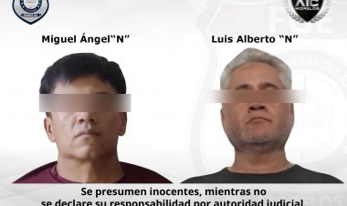 Andaban dos en una Nissan  robada; fueron aprehendidos