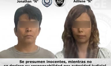 Pareja detenida por presuntamente  incurrir en delitos contra la salud