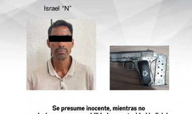 Por traer arma prohibida, atrapan a uno en Temixco
