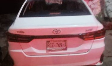 Pudo ser recuperado Toyota Yaris robado en Cuernavaca