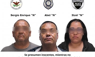 Cayeron par de sujetos y dama en operativo mixto en la capital