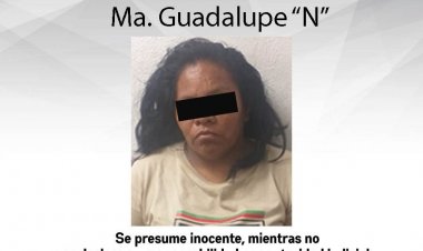 Por extorsión y robo, Lupita  fue capturada en Yecapixtla