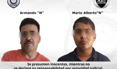 Por abigeo, atrapan a este par en el municipio de Amacuzac