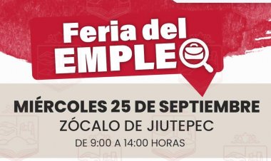 Invita alcalde David Ortiz a la Feria del Empleo para el Desarrollo Económico Jiutepec 2024, donde se ofertarán más de 800 posiciones de trabajo