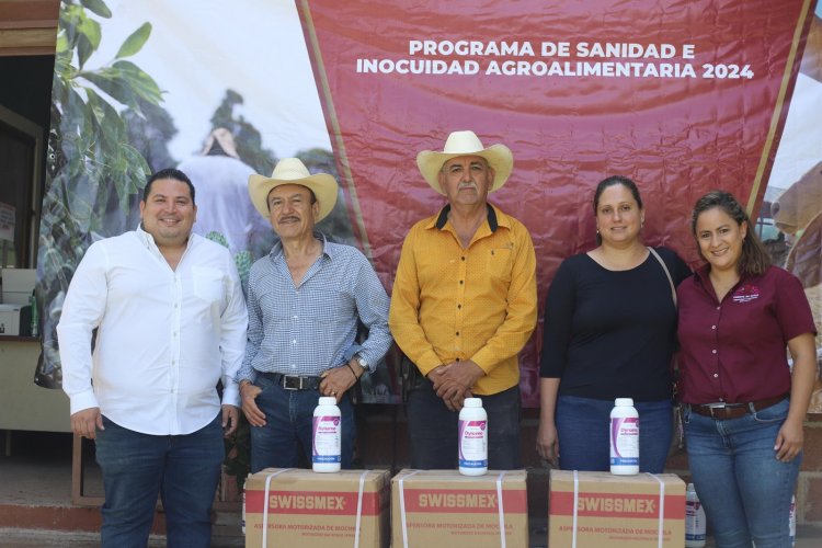 Entregó SEDAGRO insumos a  productores de Puente de Ixtla