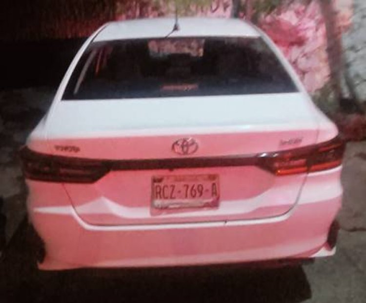 Pudo ser recuperado Toyota Yaris robado en Cuernavaca