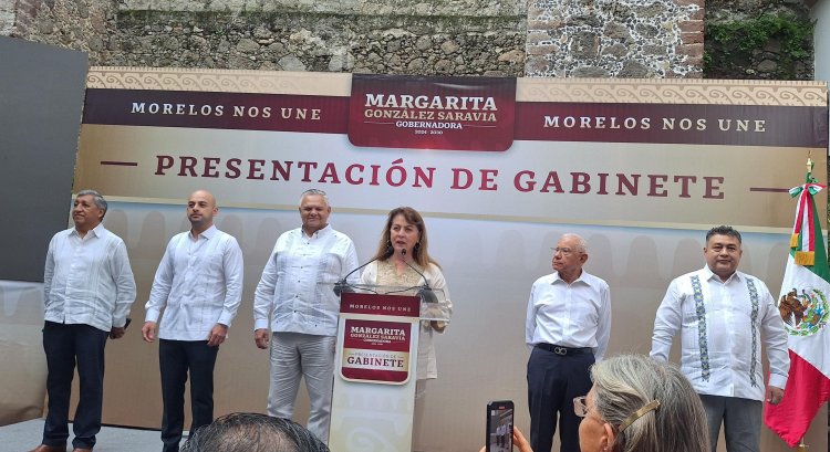 Presentó Margarita González a integrantes del Gabinete de Seguridad y Gobierno