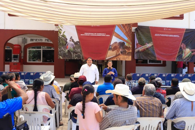 Informan de entrega  de insumos agrícolas