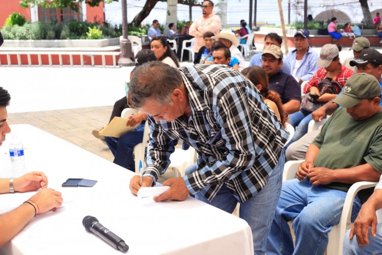 Informan de entrega  de insumos agrícolas