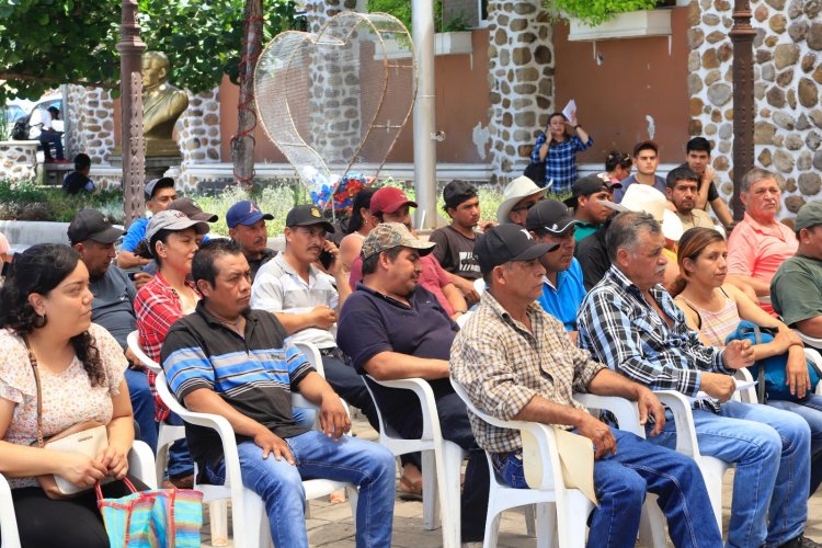 Informan de entrega  de insumos agrícolas