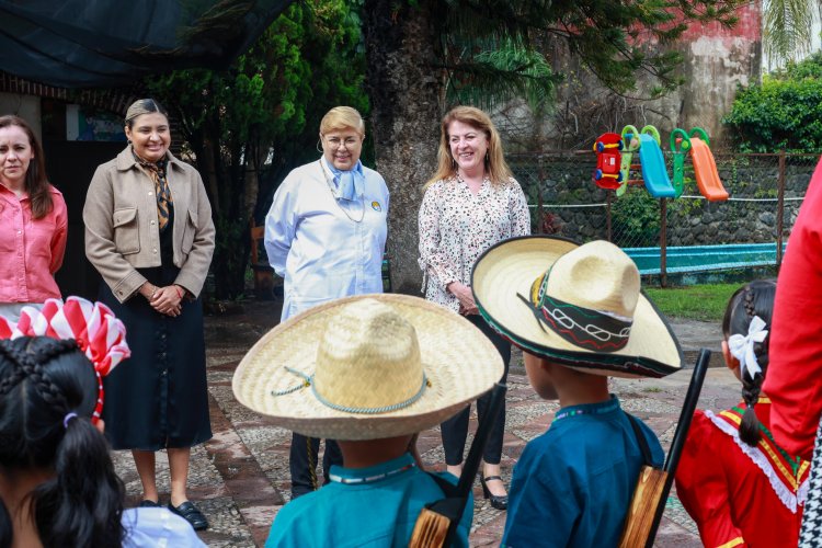 Reafirma Margarita González,  su compromiso con las infancias