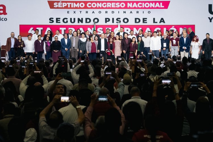 Asiste Margarita González Saravia al Congreso Nacional de Morena