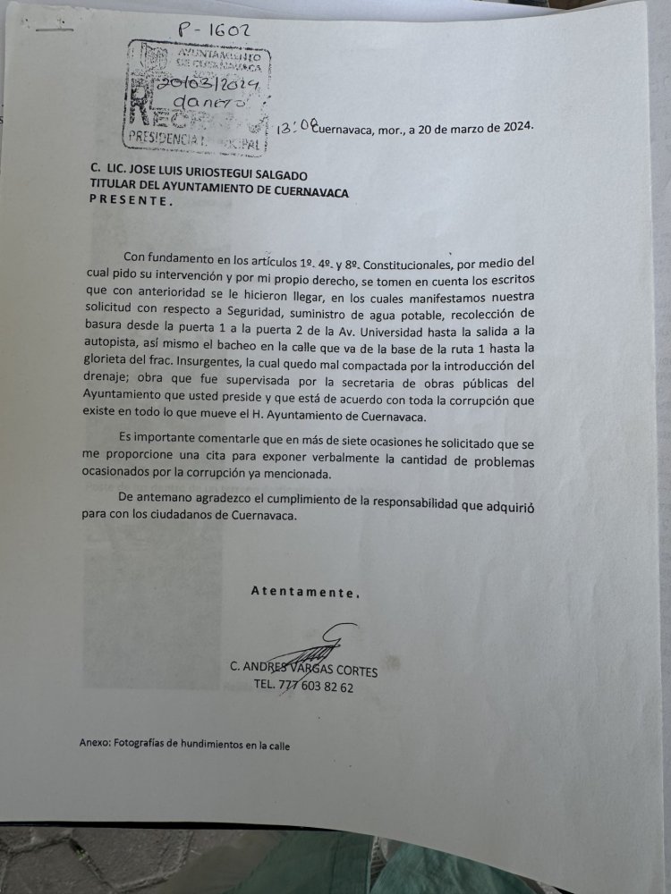 Acusan desatención del alcalde de Cuernavaca por falta de agua