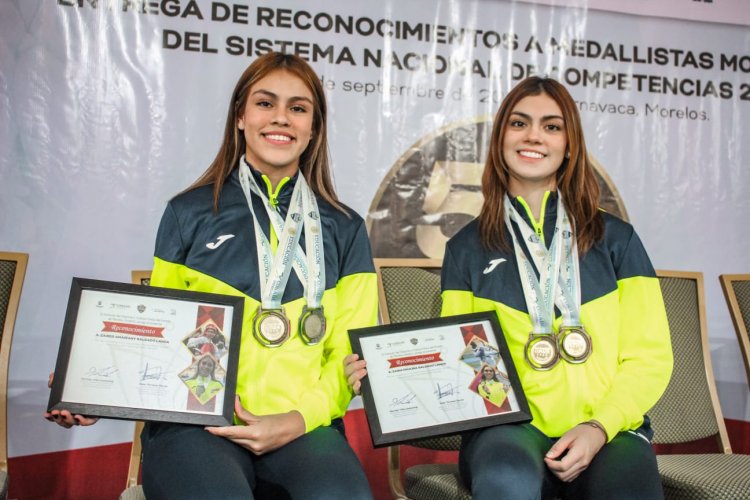 Se reconoció a medallistas morelenses  que han triunfado durante el año actual