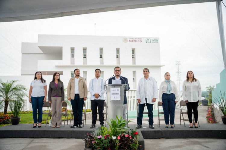 Inauguró Samuel Sotelo albergue, en enlace en vivo en La Mañanera