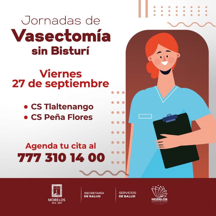 Convocan a hombres a que se practiquen la vasectomía