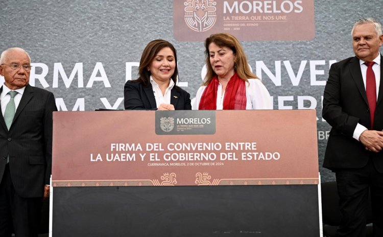 La UAEM y el gobierno del  estado, unidos por Morelos