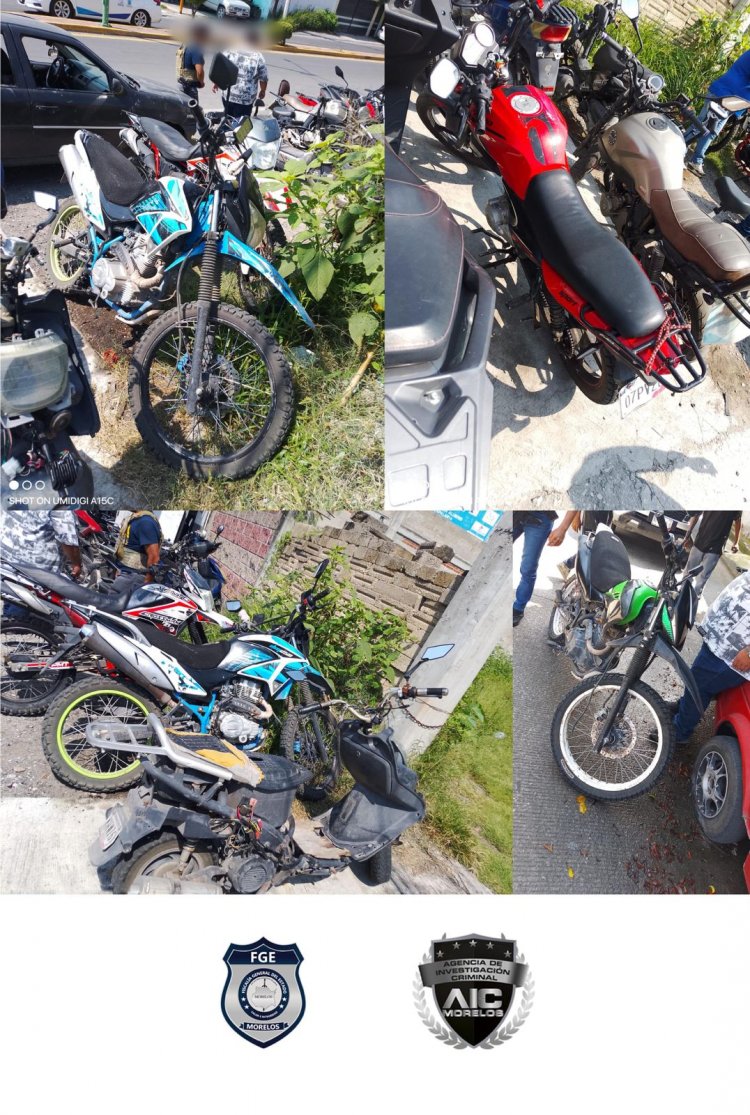 Tres motocicletas robadas pudieron ser recuperadas