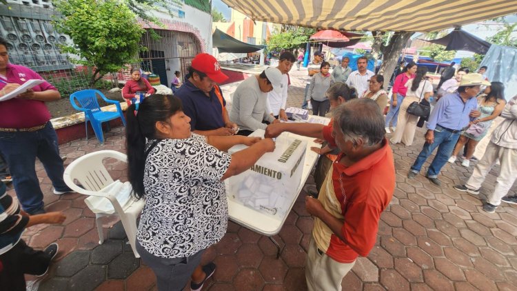 En paz, las elecciones en Xoxocotla y en Hueyapan