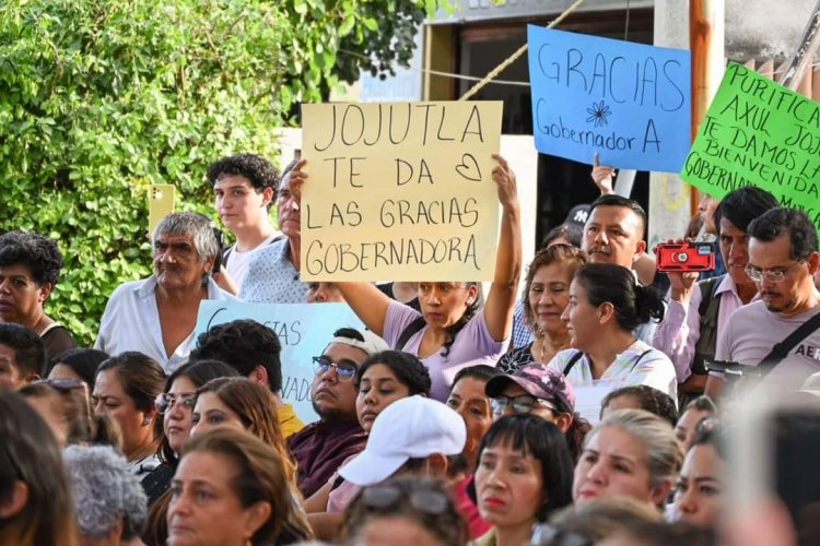 Inicia la primera obra carretera en Jojutla la gobernadora