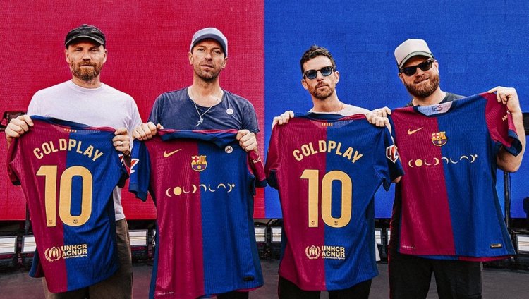 FC Barcelona presenta su nueva playera en colaboración con Coldplay