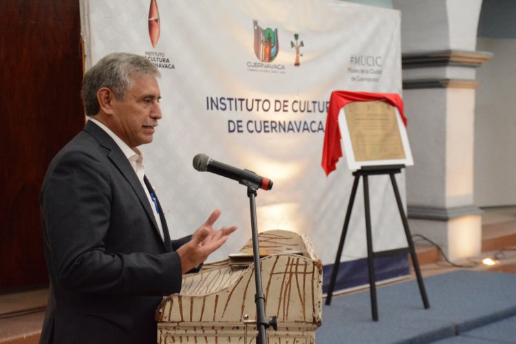 Develan placa por XV aniversario del Museo de la Ciudad de Cuernavaca