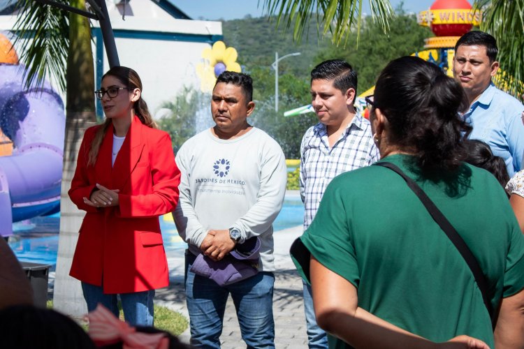 Se organizó visita a un parque de   juegos a niños con discapacidad