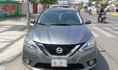Sentra con números alterados  pudo ser recuperado en Cuautla