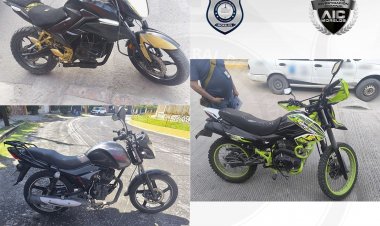 Otras tres motos robadas pudieron ser aseguradas