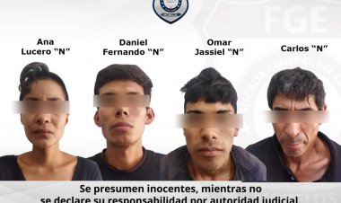 Mujer y 4 presuntos plagiarios  quedaron detenidos en Zacatepec