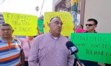 Policías jubilados de Jiutepec exigen pagos completos