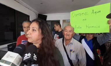 Se manifestaron vecinos sin  servicio de agua en Jiutepec