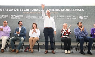 Cuautla es sede de la entrega de escrituras a 19 municipios