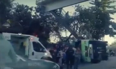 Tragedia en la México-Cuernavaca 32 heridos en una grave volcadura