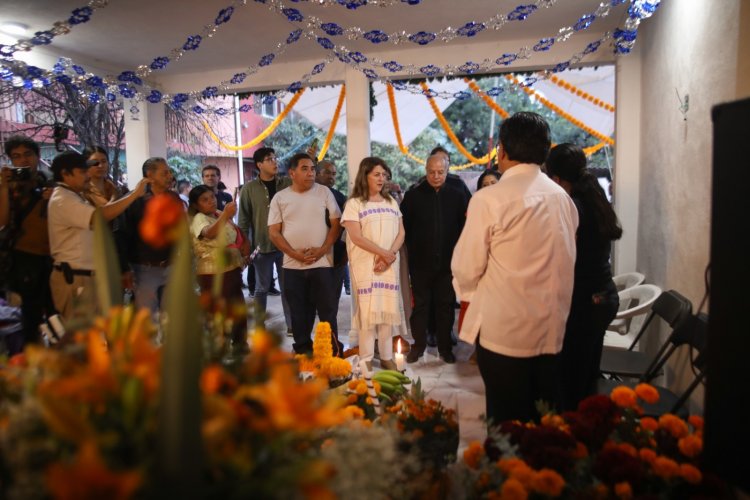 Las tradicionales ofrendas de Ocotepec, apreciadas por embajador de Marruecos