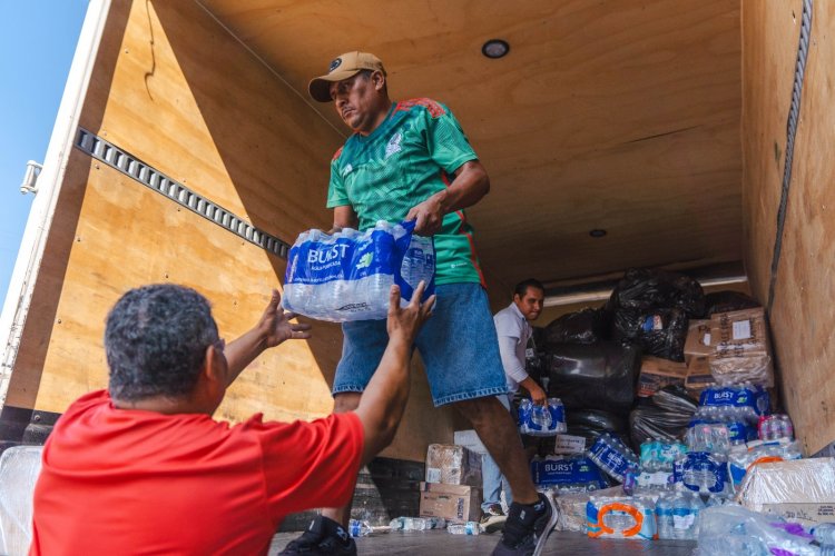 Fueron cuatro toneladas de víveres  recolectadas en pro de Guerrero