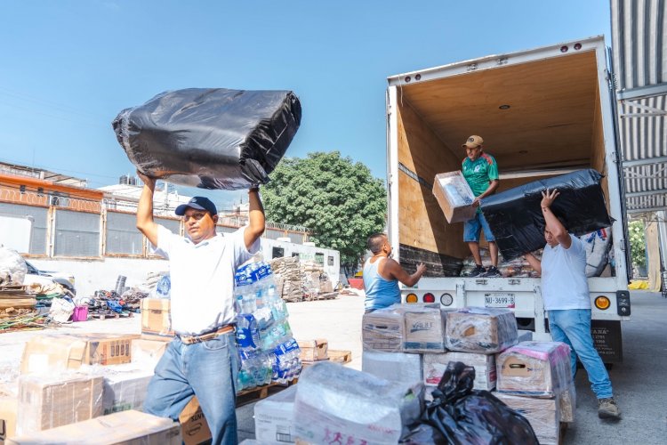 Fueron cuatro toneladas de víveres  recolectadas en pro de Guerrero